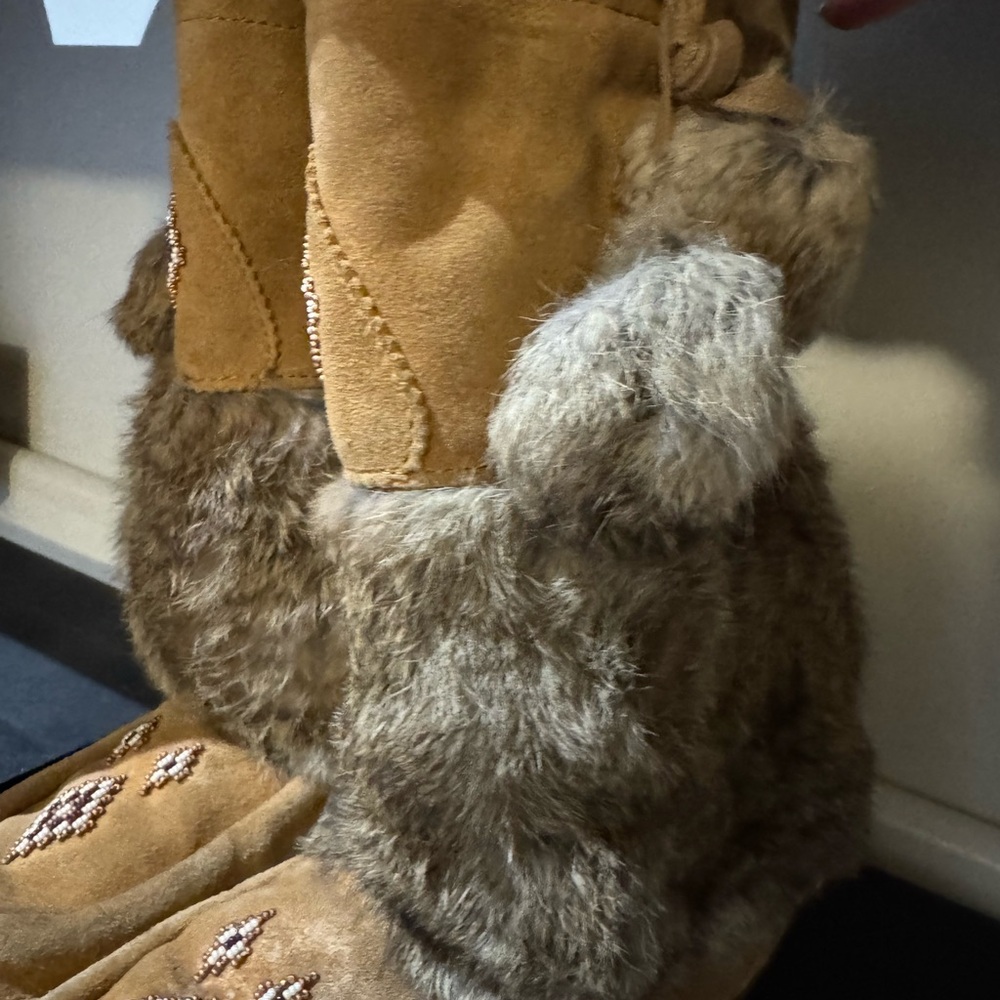 Moccasins light beige